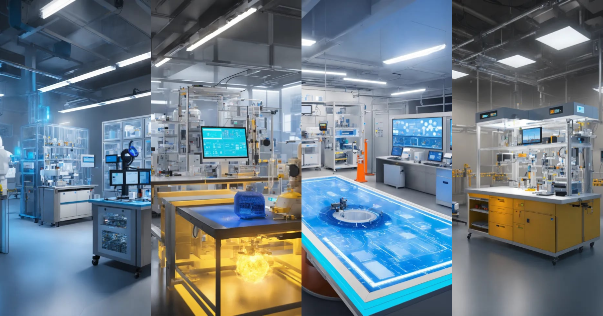 Lexica - Photorealistic visualization of an advanced laboratory setting ...