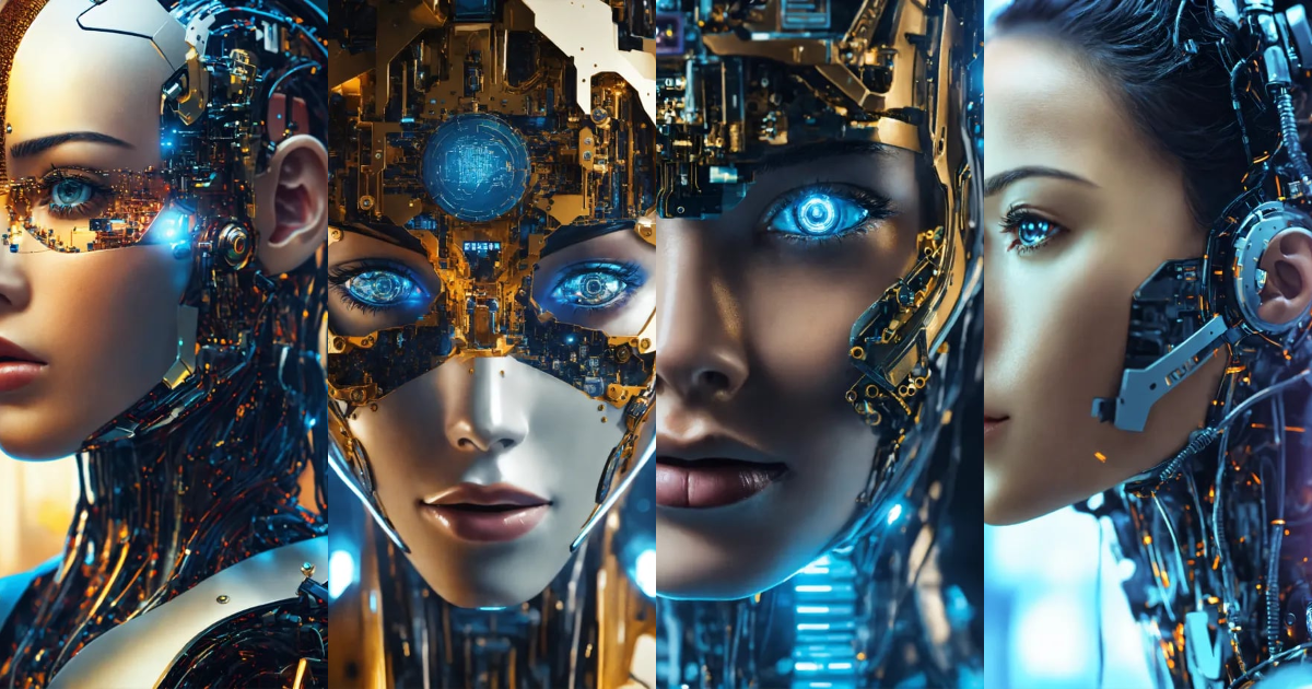 Lexica - Artificial intelligence futuristic digital technology human ...