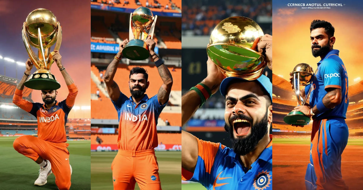 Lexica - In 2023, Virat Kohli made history at the Narendra Modi Stadium ...