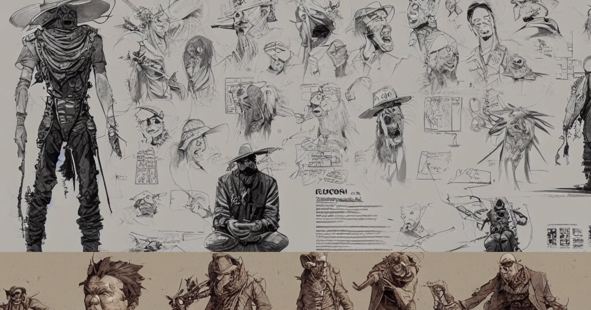 Lexica - Neil Young design, character sheet, kim jung gi, moebius, Greg ...