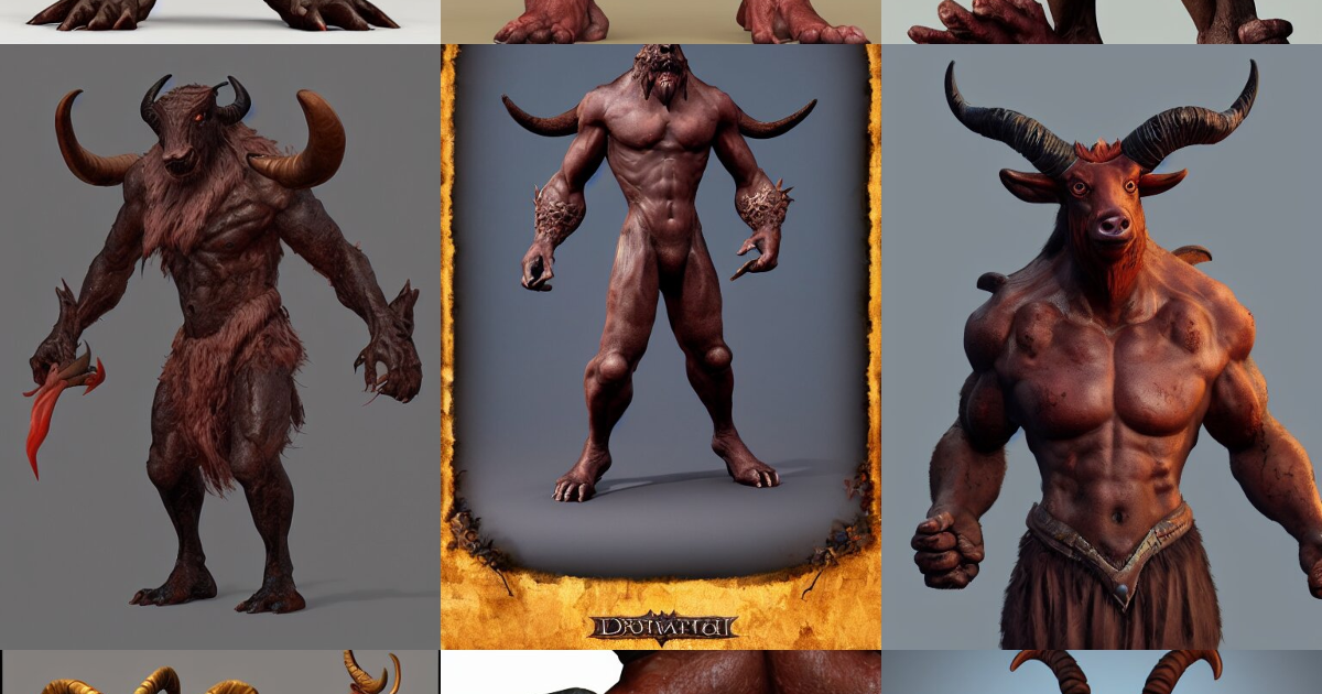Lexica - A fantasy character Devil at Proto-Slavic mythology. Dark skin ...