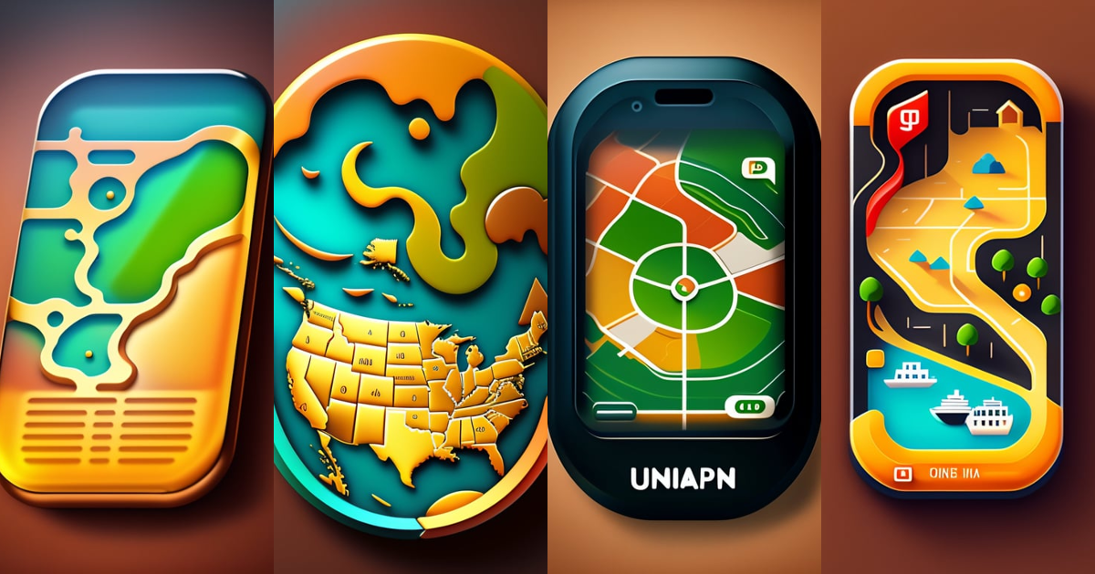 Lexica - Map icon for UI design