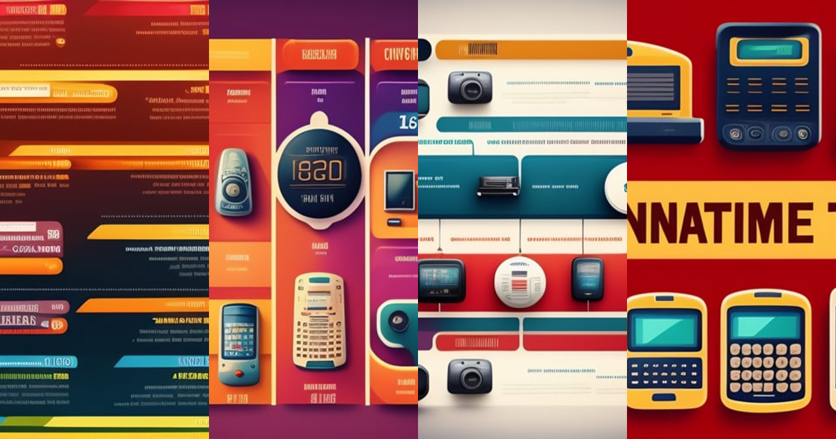 Lexica - Communication tech timeline poster, in the timeline 1 9 0 0 s ...