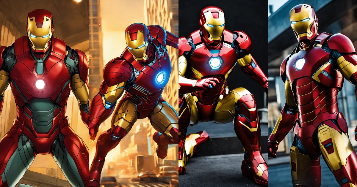 Lexica - Siderman armure au couleur de ironman