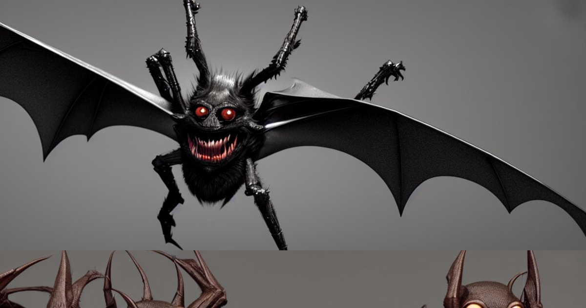 Lexica - A bat spider creature by neville page, ken barthelmey, carlos ...
