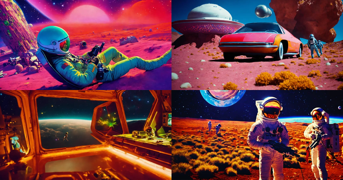 Lexica - The superb psychedelic dream sci-fi journey. Space explorers ...