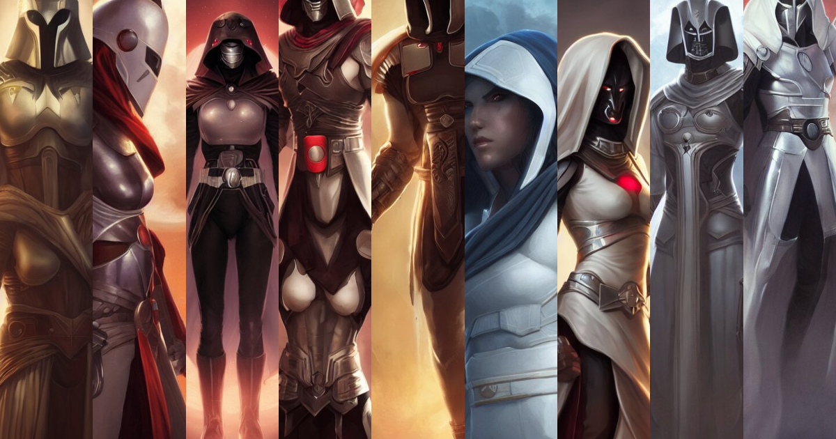 Lexica - Characters portrait of Revan mixed with Moon knight by ArtGerm ...