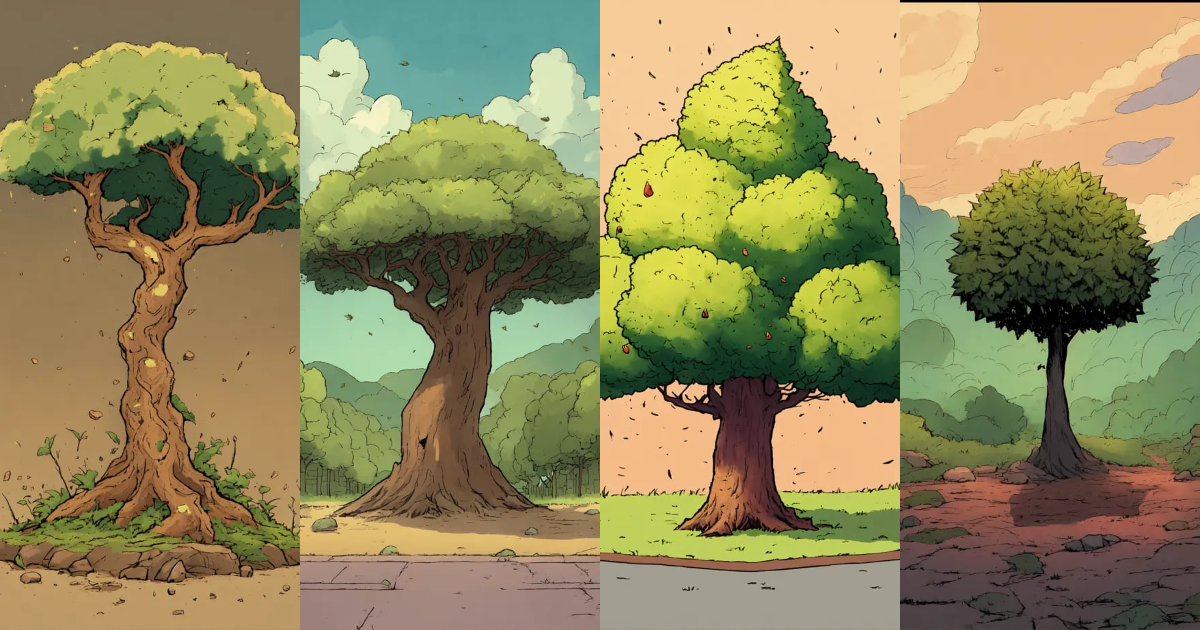 Lexica - Angry and angry very small tree, comics