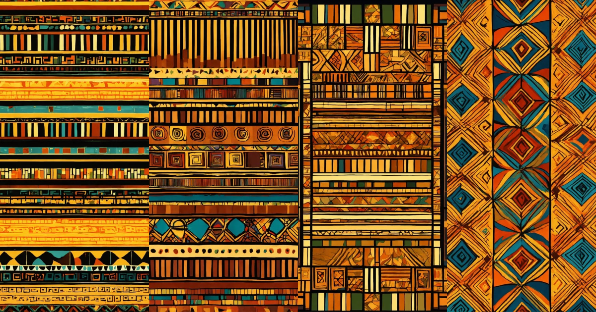 Lexica - Abstract African art pattern