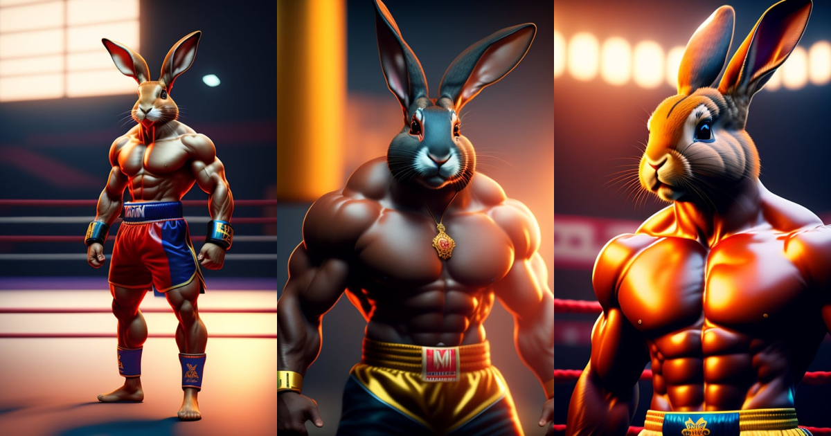 Lexica - A muscle rabbit