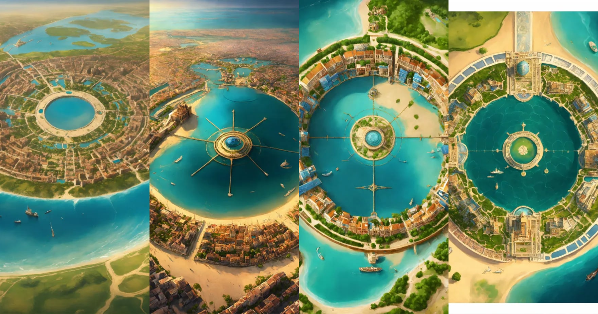 Lexica - Capital city surrounded by a large ring of water. . the ring ...