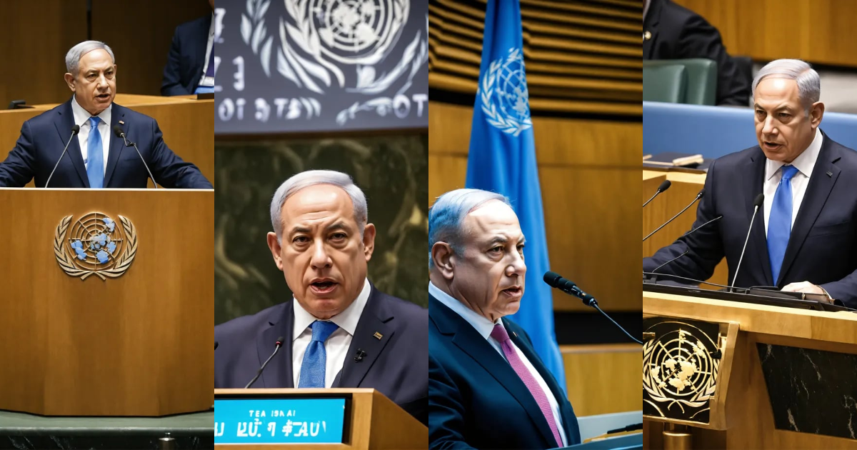 Lexica - Benjamin Netanyahu speaks at the United Nations