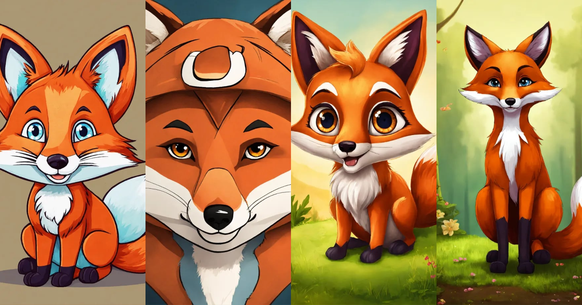 Lexica - Create a fox cartoon image