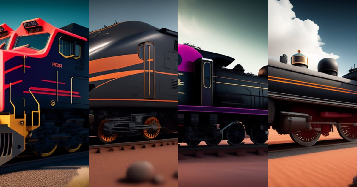 Lexica - Hyperdetailed cinematic portrait of an evil train mixed with a ...