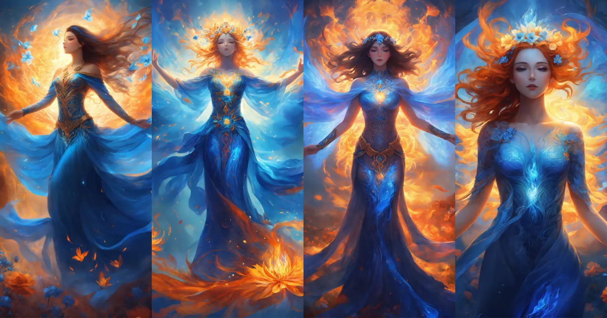 Lexica - Fantasy, mesmerizing design, ascending spirit woman, spirit ...