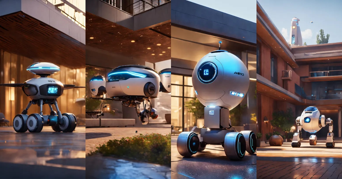 Lexica - A small flying robotic patrol bot materializes in the ...