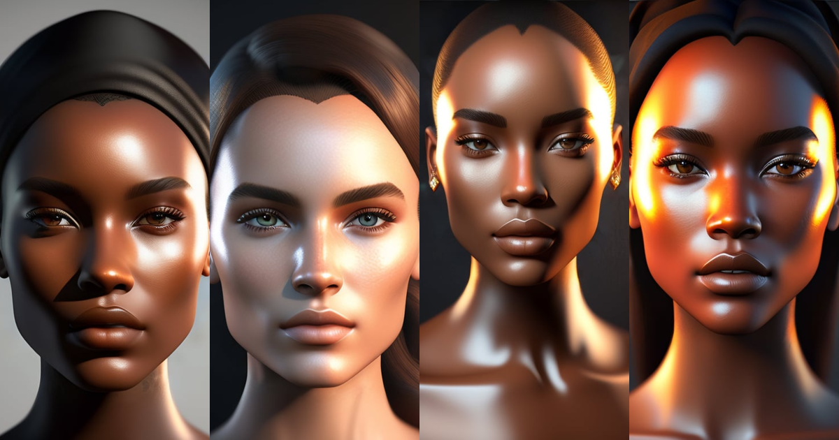 Lexica - Smooth soft skin, symmetrical, soft lighting, detailed face ...