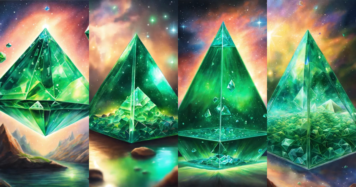Lexica - Realistic colored pencil drawing of a green transparent ...