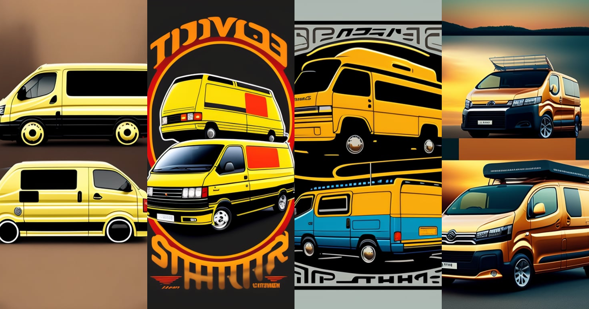 Lexica - Tuner HiAce van tshirt design