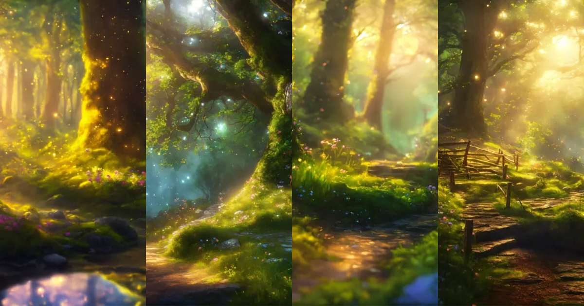 Lexica - Epic shot of a fairy forest in Ireland, ultra detailed, ultra ...