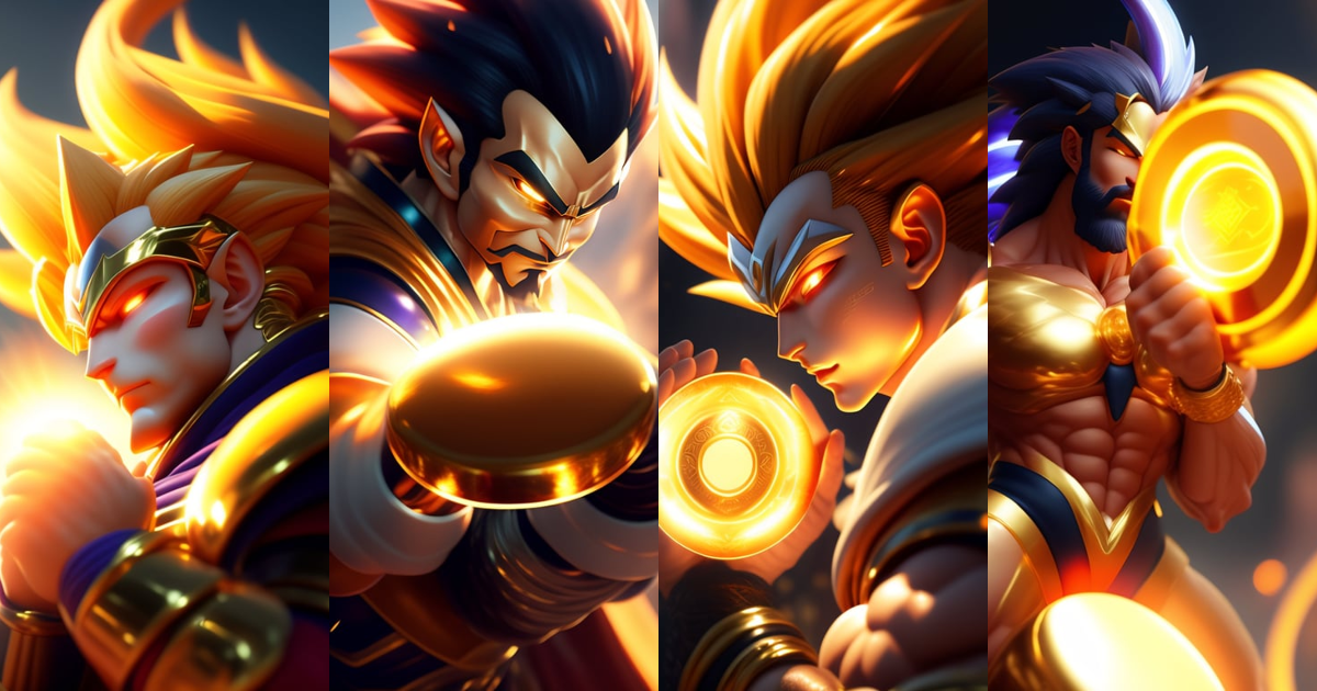 Lexica - Sonic Jesus christ transforming in super Saiyan holding the a ...