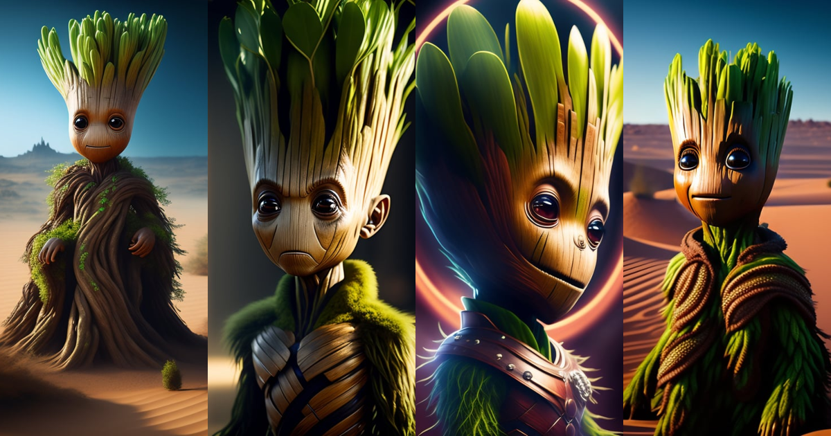 Lexica - Groot having fun