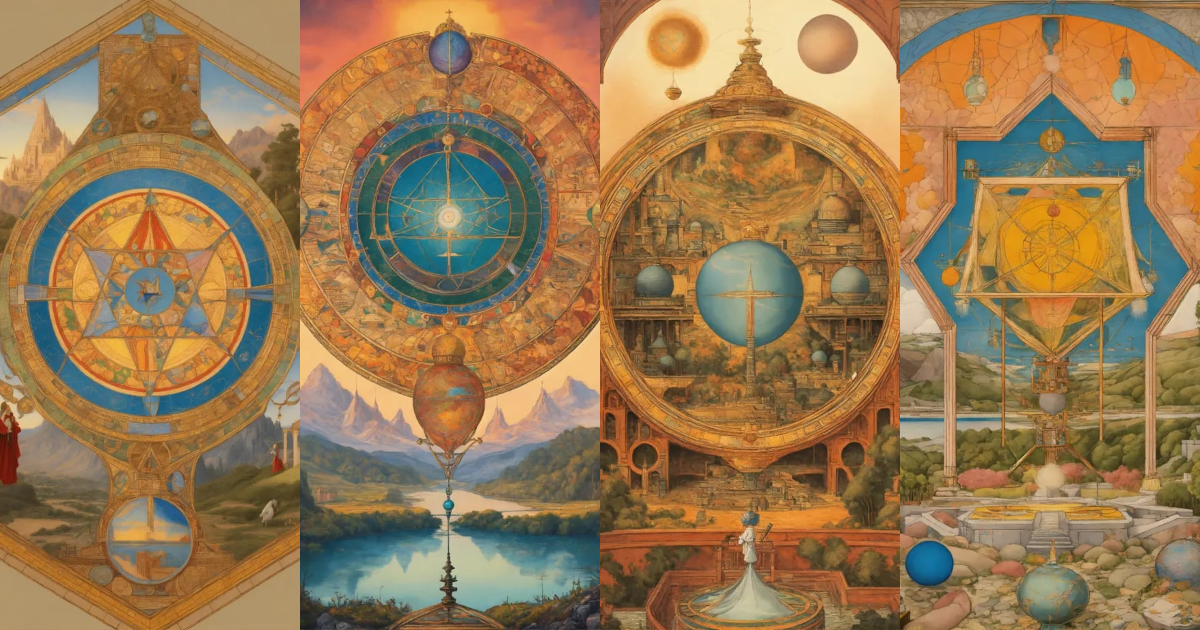 Lexica - Drawing alchemical symbols in sacred geometry, intricate ...