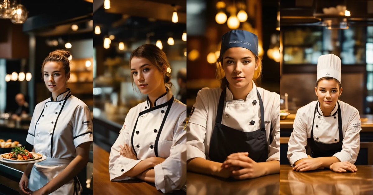 Lexica - Une belle jeune et à la peau métisse chef de cuisine qui ...