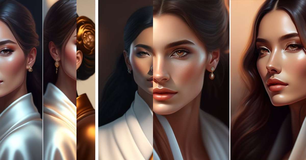 Lexica - Portrait of a woman wearing a robe, non-centered shot, unique ...