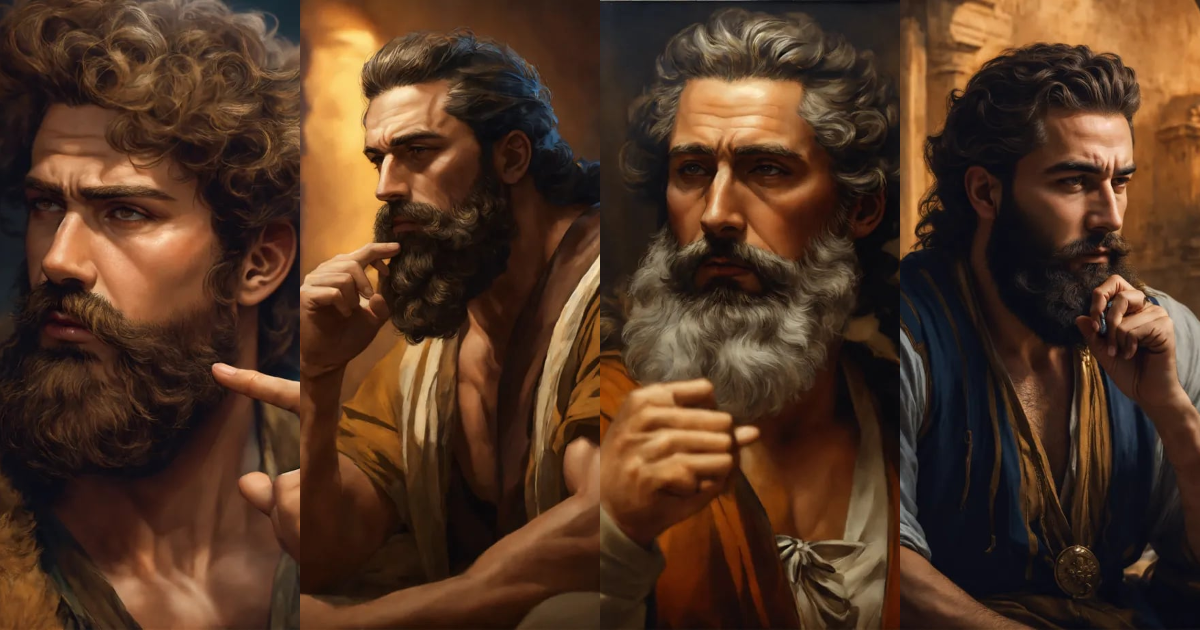 Lexica - Stoic character, pointing finger, whispers a secret, muscular ...