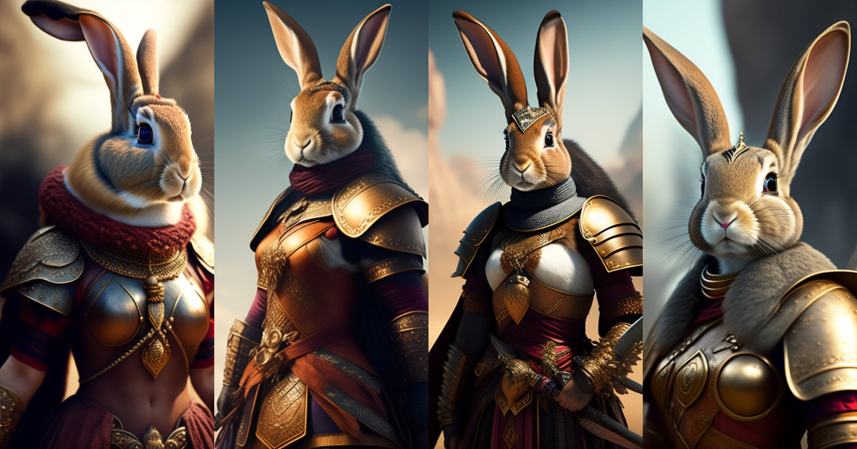 Lexica - Rabbit female warrior