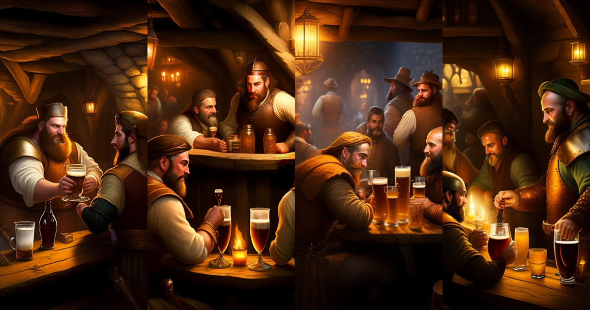 Lexica - The tavern is a bustling, crowded place, filled with the ...