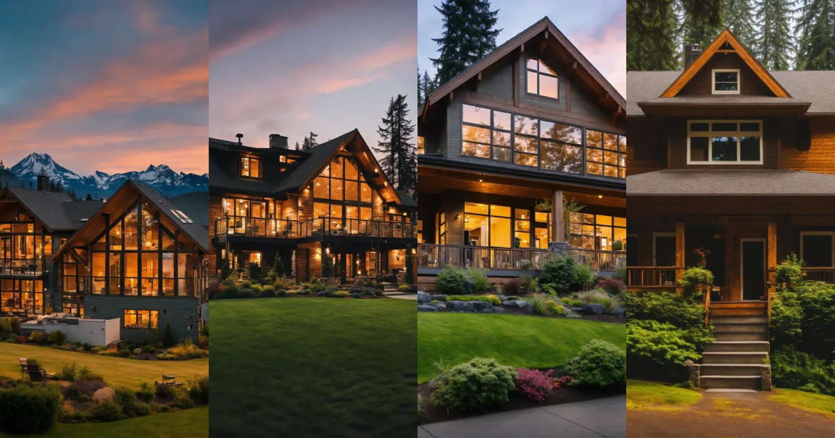 Lexica - A image of a pnw home