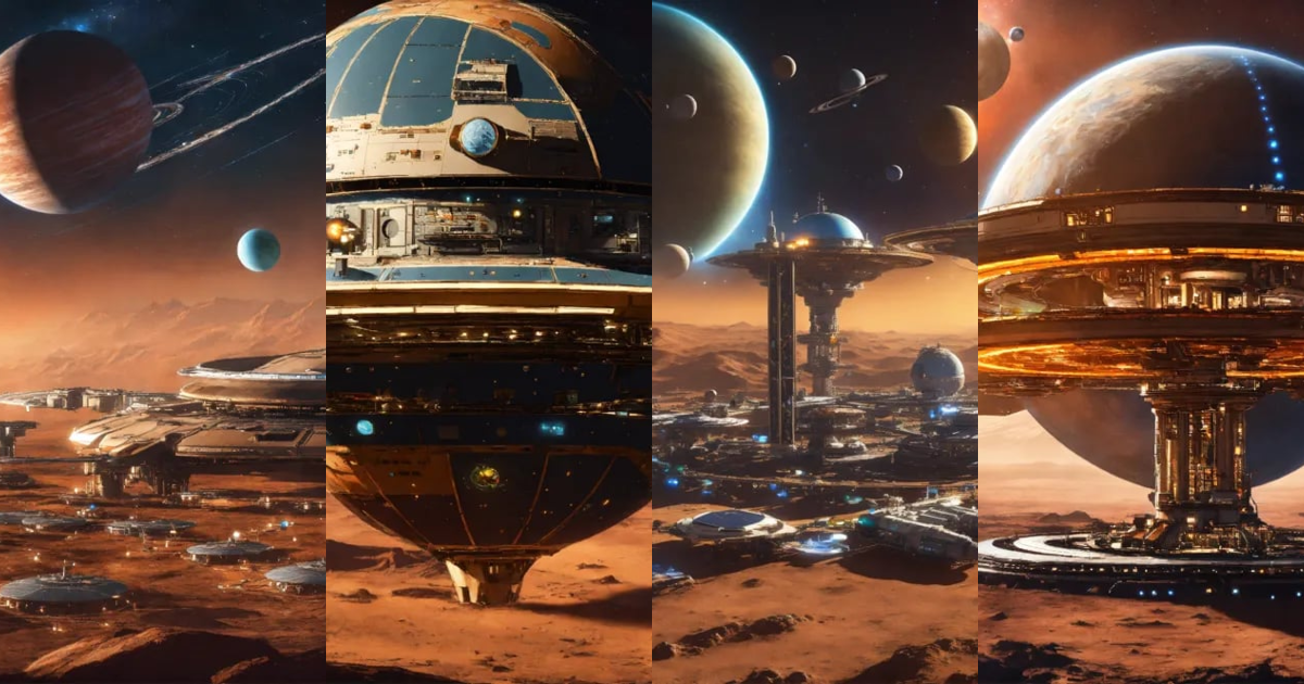 Lexica - Colonized solar system with space stations, inhabited planets ...