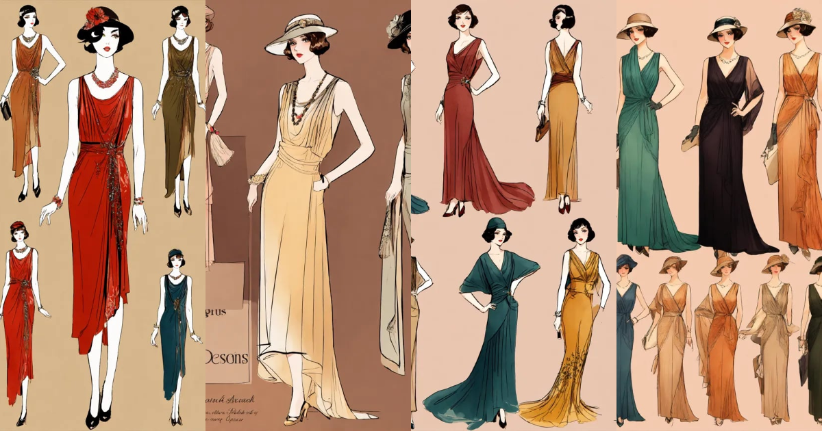 Lexica - Fashion designs, 12 different designs and poses, rough ...