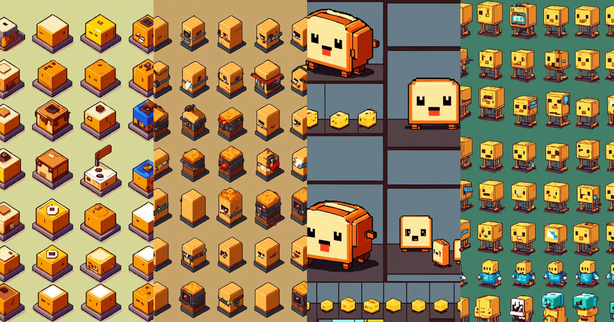 Lexica - Simple pixel art. Concept walking animation sprite sheet for a ...