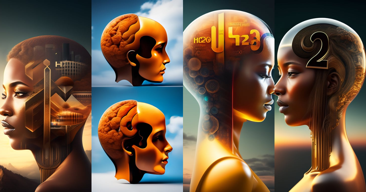 Lexica - Human head representing the year 2022