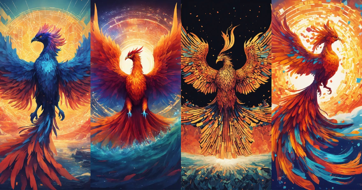 Lexica - Create an image that symbolizes the rebirth of data science ...