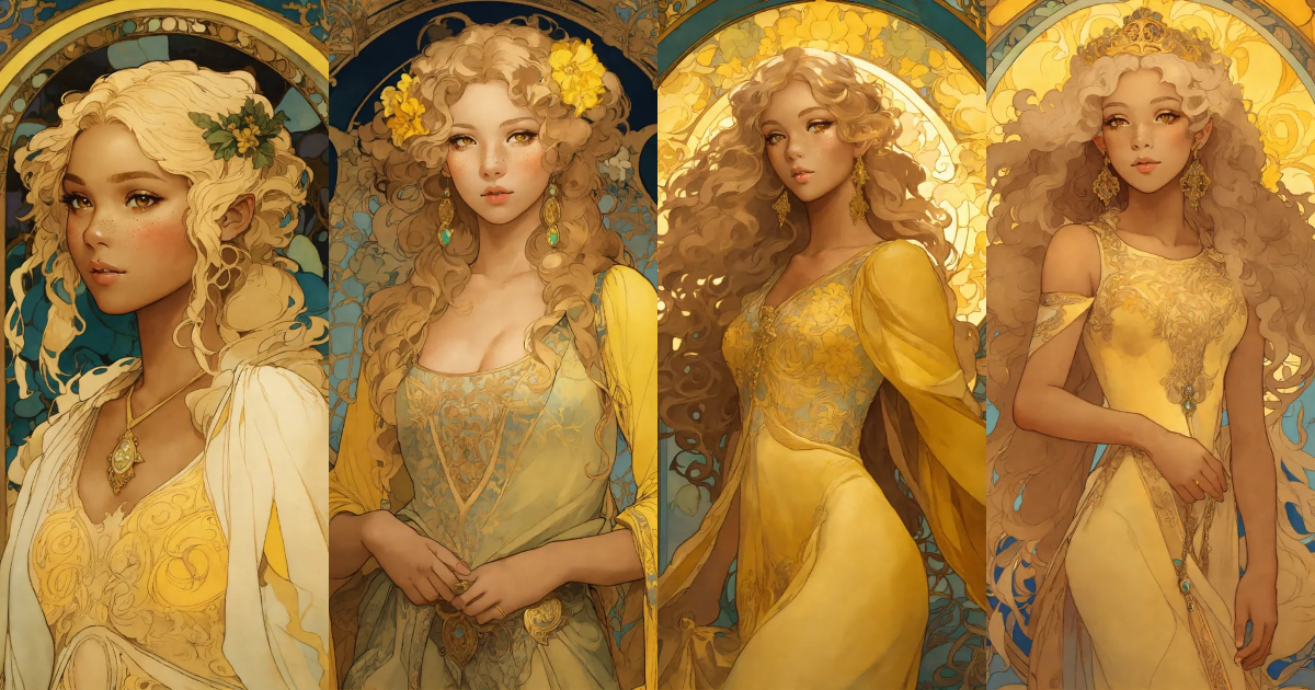 Lexica - Portrait of a young elf biracial princess with tan bronze skin ...