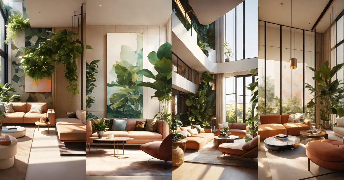 Lexica - Interior of luxury condominium with minimalist furniture and ...
