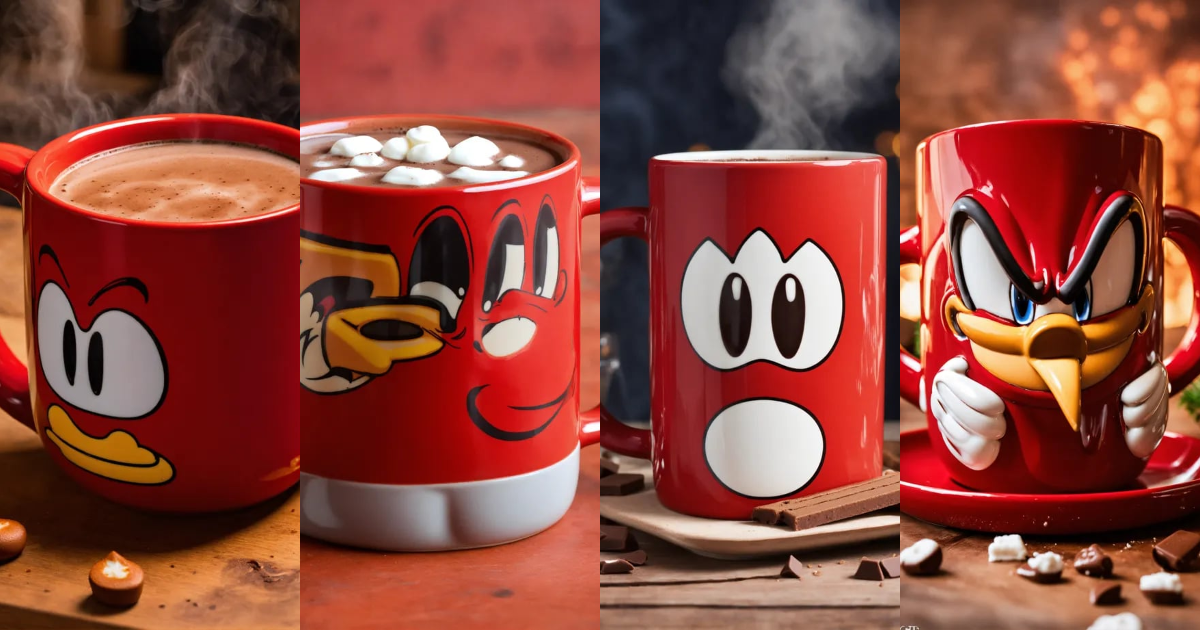 Lexica - Hot chocolate mug inspired by Knuckles