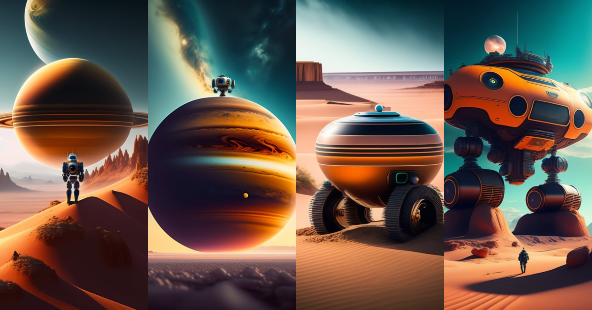 Lexica - A robot on jupiter