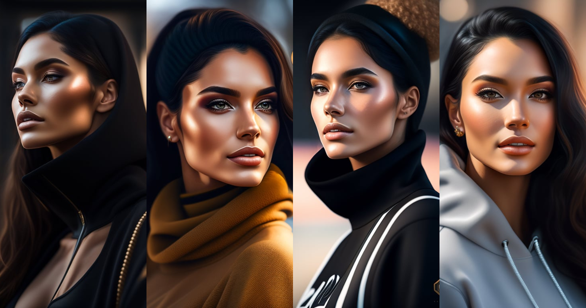 Lexica - High angle photo of a gorgeous young woman in the style of ...