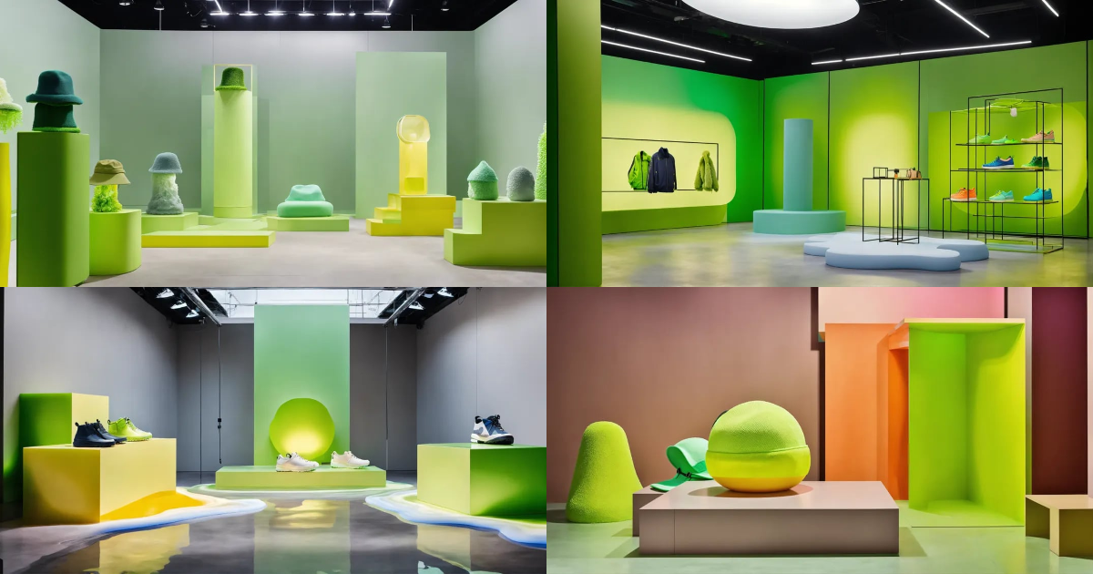 Lexica - Floating in air store product display! acne studios. studio ...