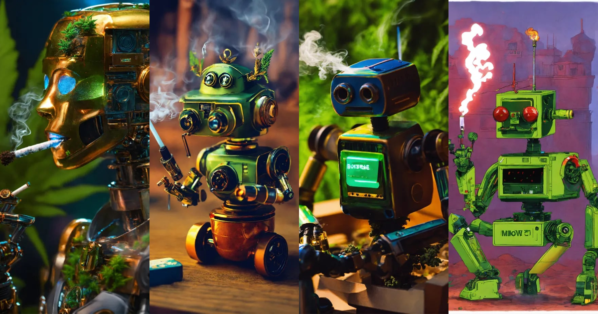 Lexica - Smoking Marijuana bot smoking blunt