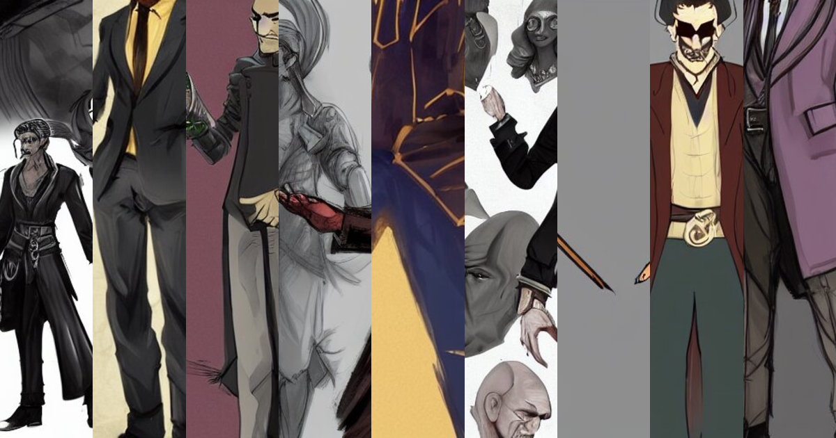 Lexica - A fantasy human character with similare vibes to a mob boss ...