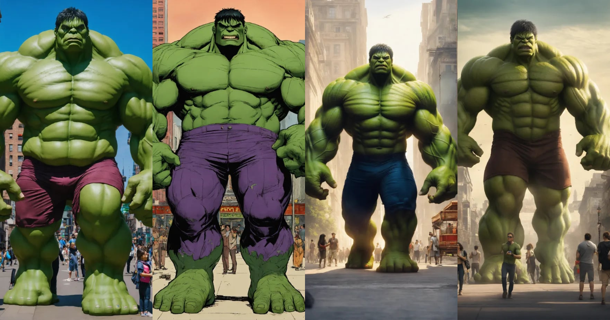 Lexica - Giant hulk in city with people in 1800 years