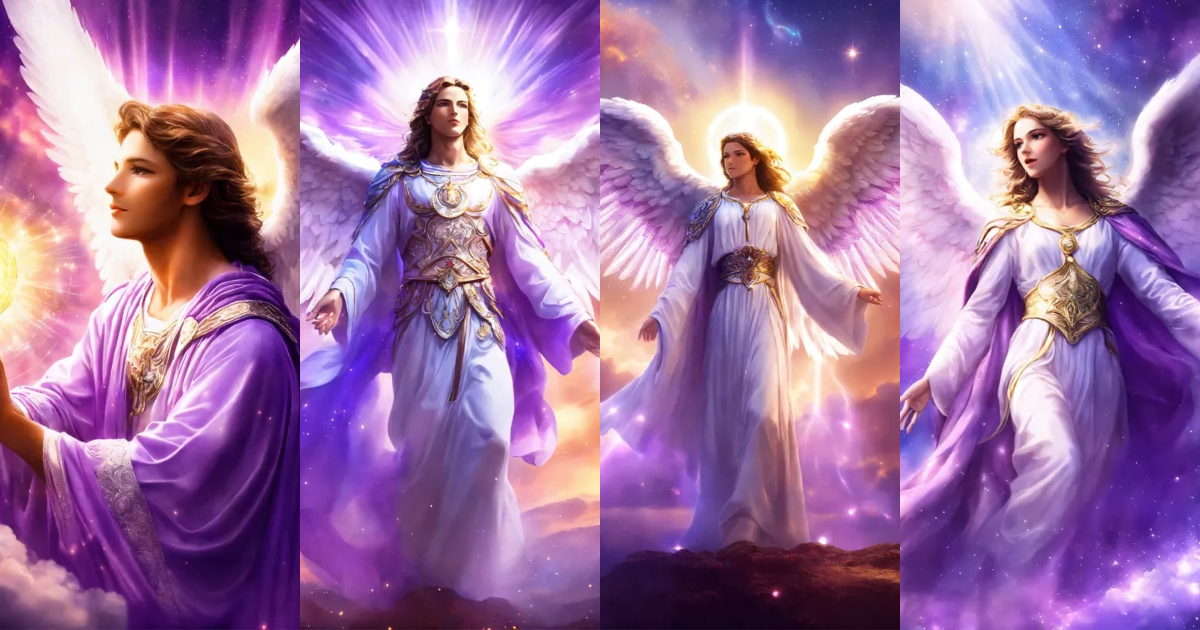 Lexica - Angel moving up beautiful uplifting spiritual visionary scene ...