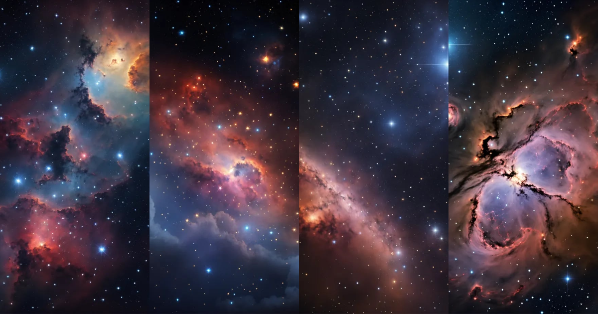 Lexica - Realistic orion constellation illustration no background