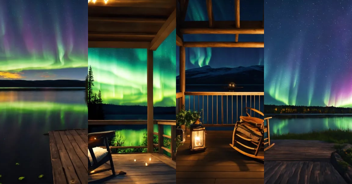 Lexica - Epic shot of very cozy porch with a ultra detailed and ultra ...